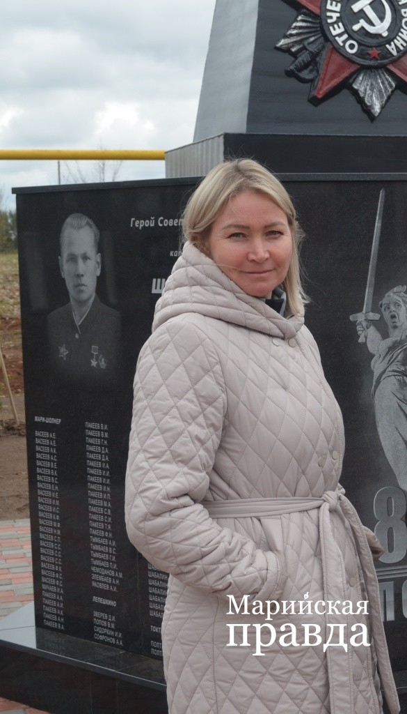 Инициатором строительства мемориала в Дубниках является руководитель территориального отдела Елена Лебедева. Инициатором строительства мемориала в Дубниках является руководитель территориального отдела Елена Лебедева 1.jpg