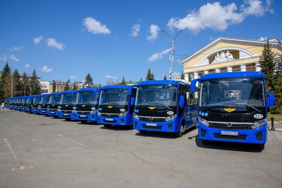 Такой крупной партии новых автобусов йошкаролинцы не припомнят.jpg